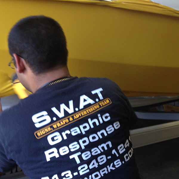 Vehicle Wrap Installation Team